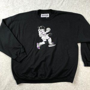 Undrcrwn | Space Jam Jordan 11 Astronaut Moon Dunk Sweatshirt - XXL - Black